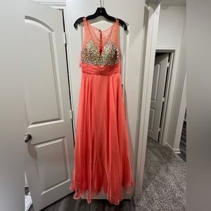 Coral Maxi Dress